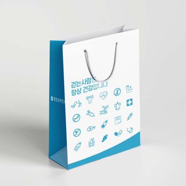 [E5-002] 걷는 사람은 항상 건강합니다 쇼핑백
