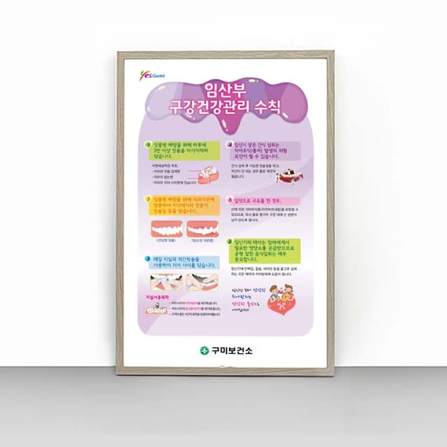 [I4-011] 임산부 구강건강관리 수칙 판넬