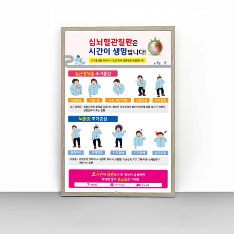 [G4-020] 심뇌혈관질환은 시간이 생명 판넬