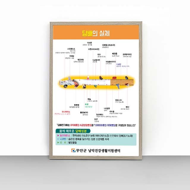 [A4-009] 담배의 실체 판넬