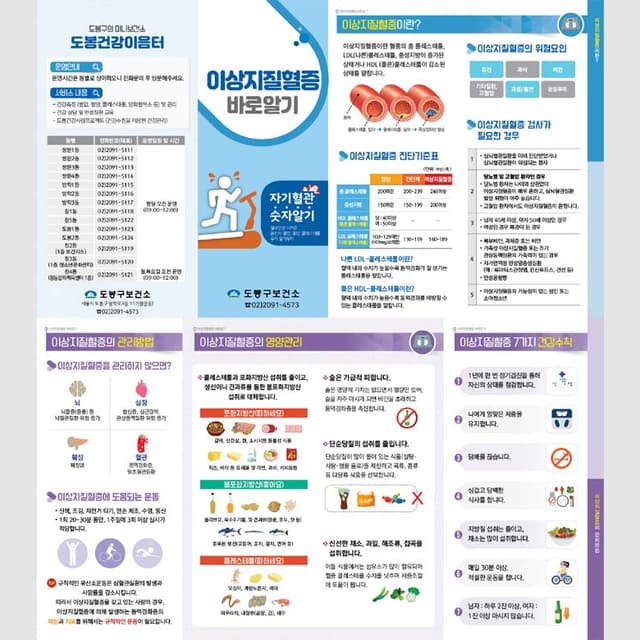 [G1-040] 이상지질혈증 바로알기 4단 리플렛(2)