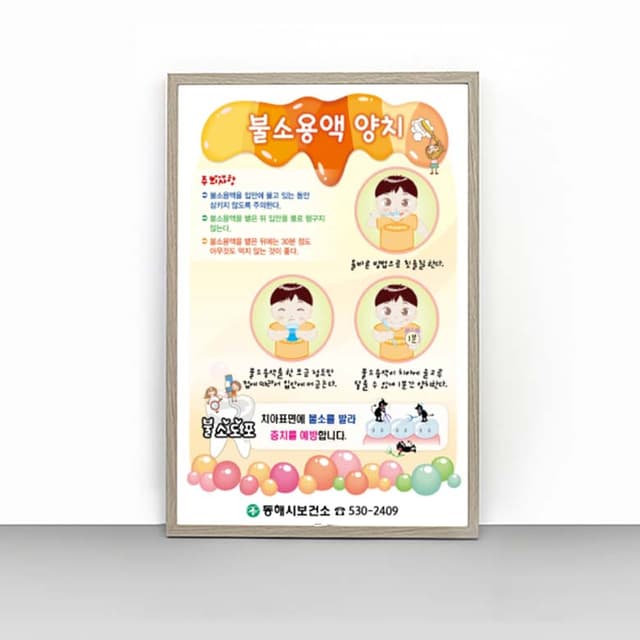 [I4-015] 불소용액 양치 판넬