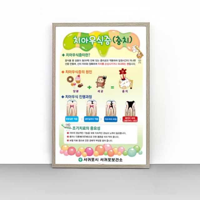 [I4-016] 치아우식증(충치) 판넬