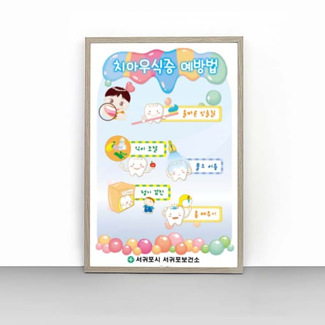 [I4-017] 치아우식증 예방법 판넬
