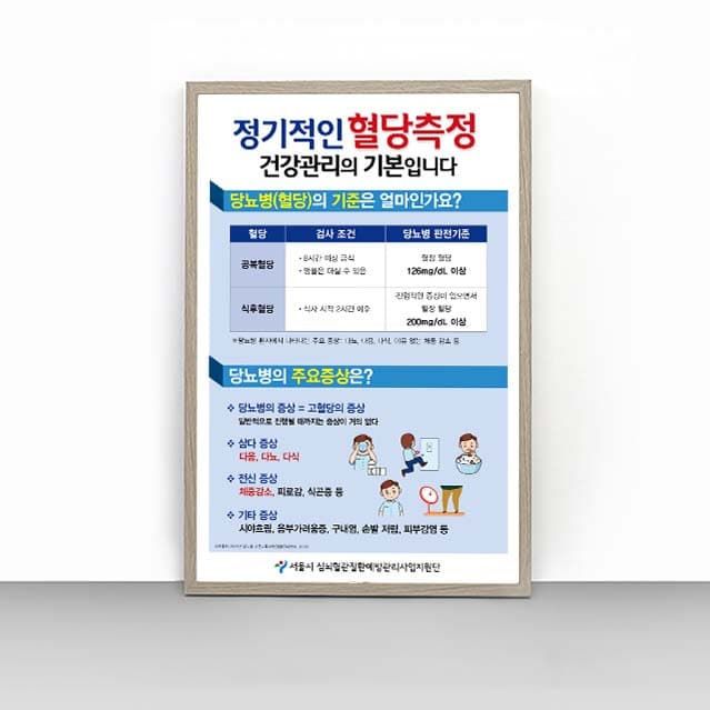 [G4-018] 정기적인 혈당측정 판넬