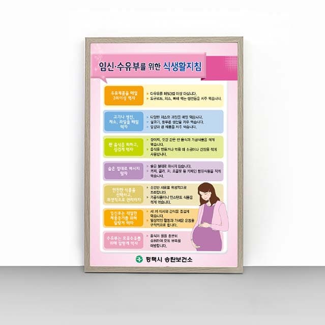 [C4-021] 임신/수유부를 위한 식생활지침 판넬