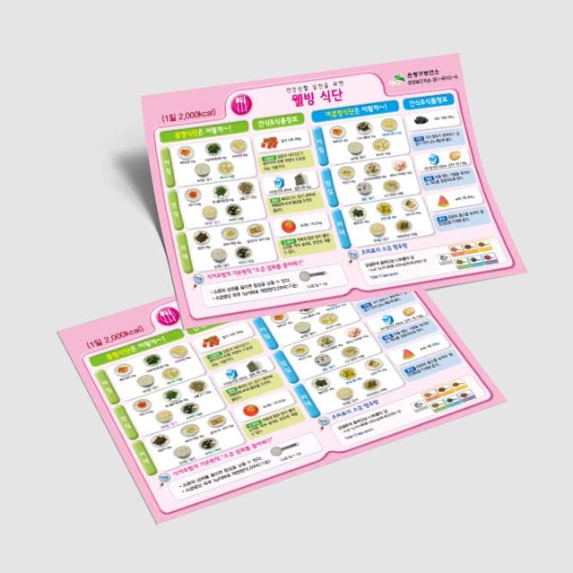 [G3-013] 웰빙식단 슬림카드