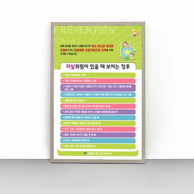 [O4-016] 자살위험이 있을 때 보이는 징후