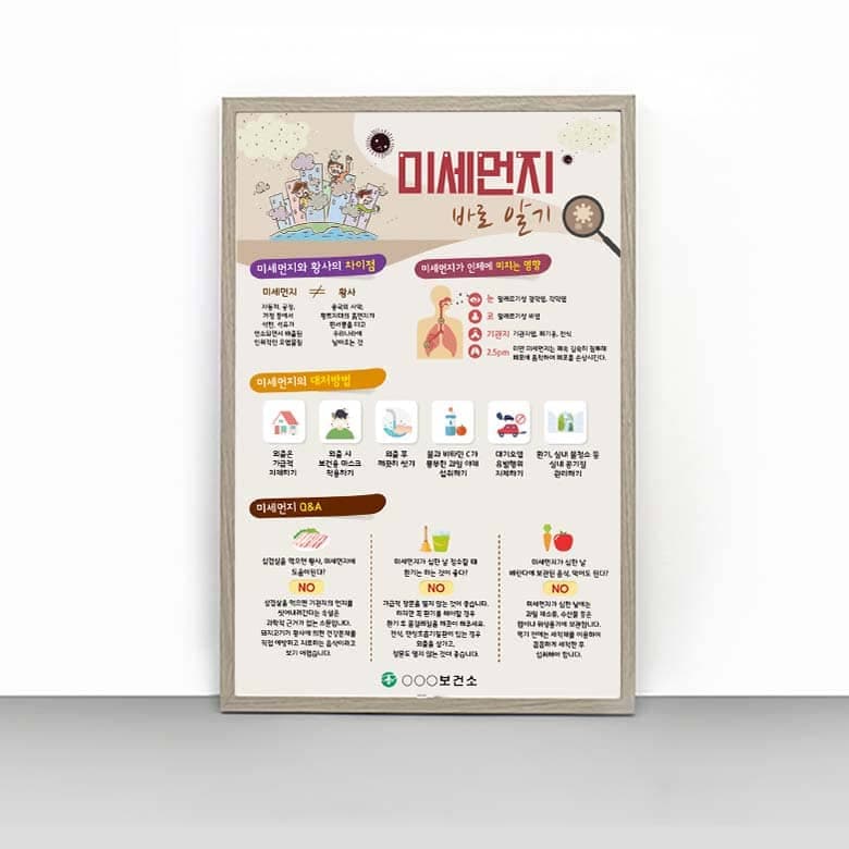 [H4-015] 미세먼지 바로알기 판넬