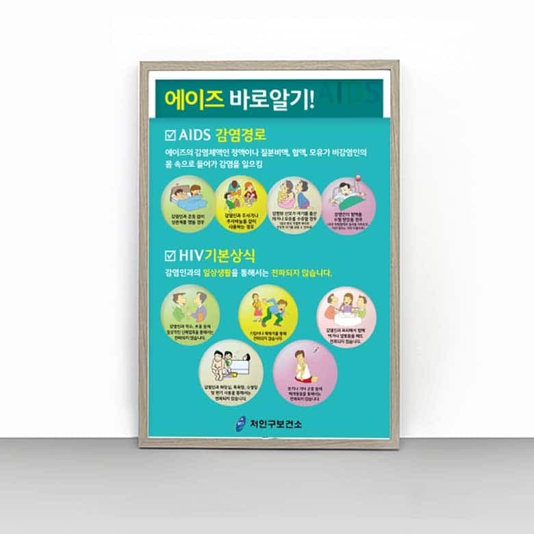 [H4-018] 에이즈 바로알기 판넬