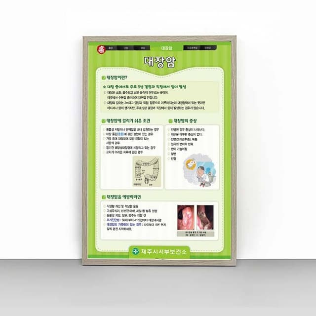 [F4-006] 대장암 판넬