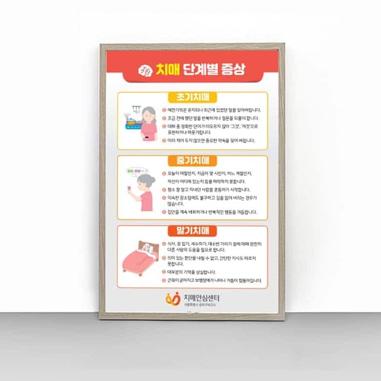[P4-053] 치매 단계별 증상 판넬