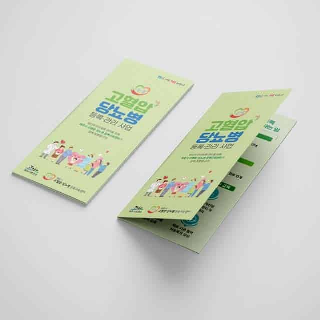 [K1-046] 고혈압 당뇨병 등록교육사업 리플렛