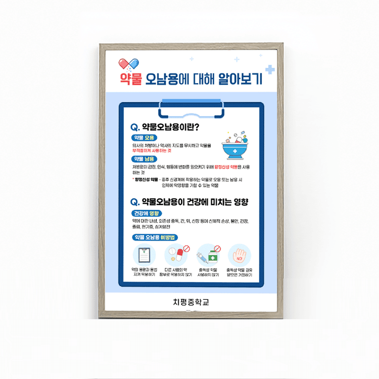 [L4-028] 약물 오남용 알아보기 차트