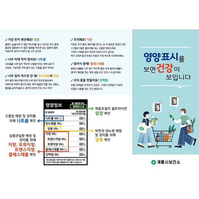 계룡시보건소(결제창)영양리플렛