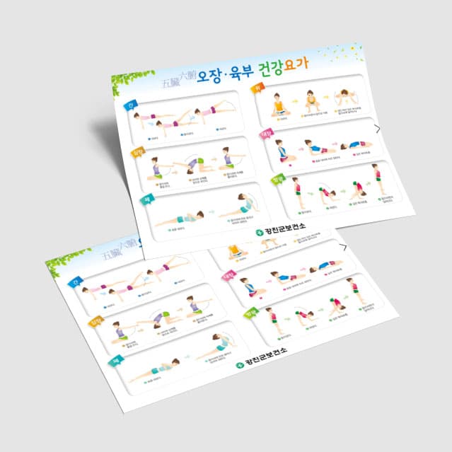 [E3-050] 오장육부 건강 요가 포스터