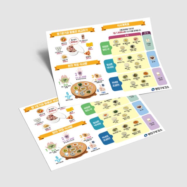 [C3-011] 식품교환표 슬림카드